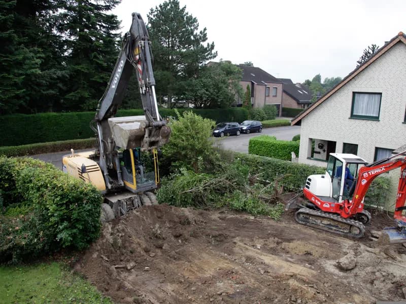 Residential excavation project in Philadelphia